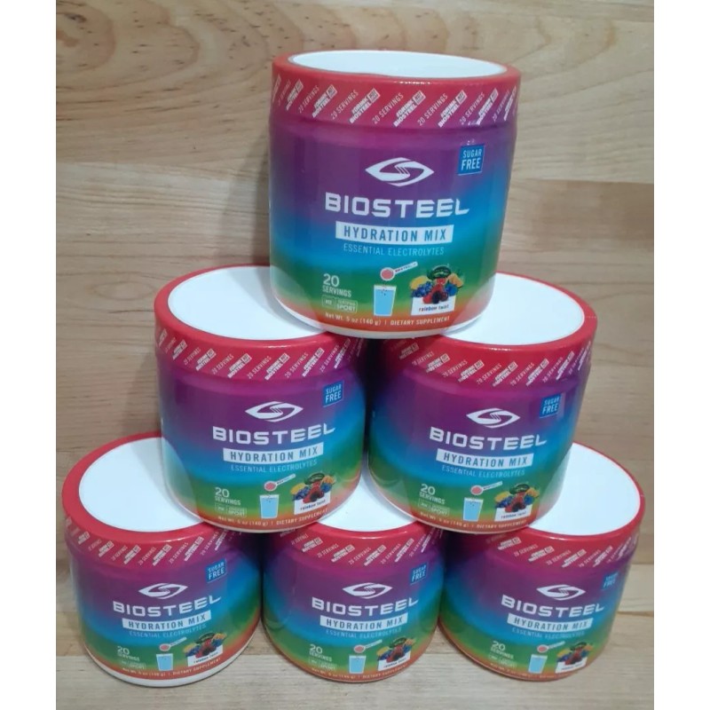 BioSteel 6 PACK: BIOSTEEL RAINBOW TWIST HYDRATION MIX 20 SERVINGS