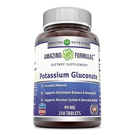 Amazing Formulas Potassium Gluconate 99 Mg 250 Tablets