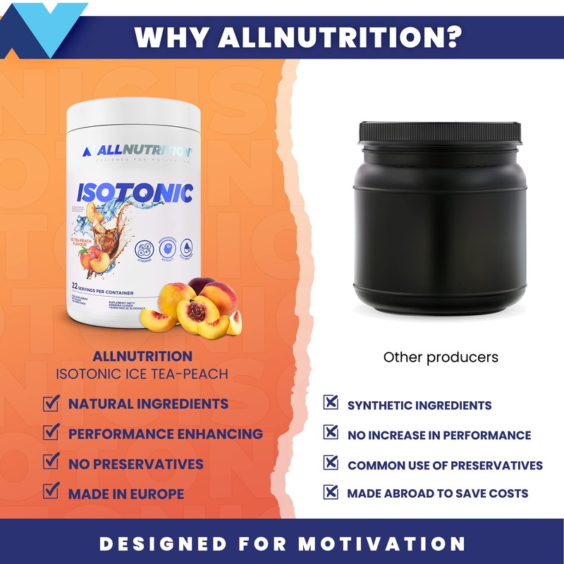 ALLNUTRITION Isotonic Drink Powdered Concentrate for Endurance Boost and Post-Workout