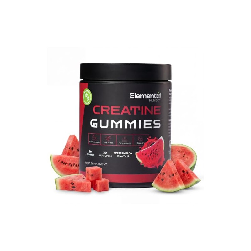 Creatine Gummies 5000mg, Power & Recovery, Watermelon