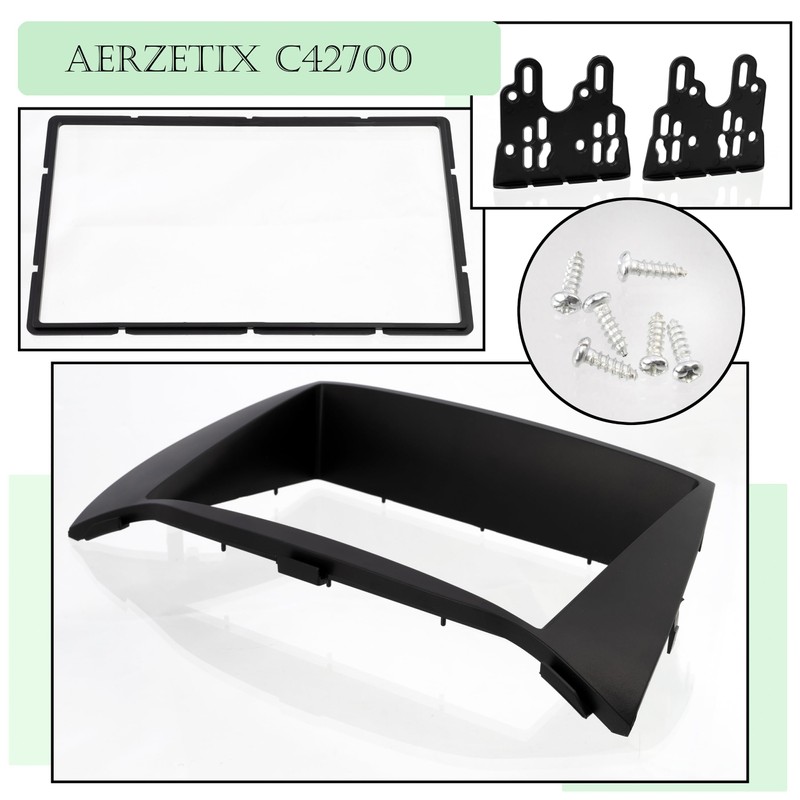 AERZETIX - C42700 - Frame/Front Plate/Adaptor 2-DIN for Car Radio