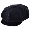 Express Hats Ladies Classic Velvet Bakerboy 8 Panel Cap, 3
