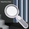 Garosa Magnifying Glass with 21 LED Lights 20X Handheld Magnifying