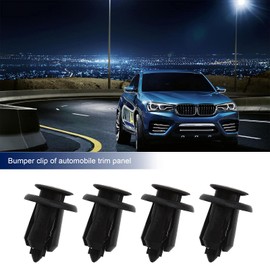 Be In Your Mind 30pcs Push Retainer Pin Rivet Bumperr Trim Panel Black Car Interior Accessories 10mm Hole Compatible with Subaru Suzuki Honda Acura Nissan Mitsubishi