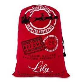 NACRE APPAREL Christmas Jumbo Santa Sack Custom Name Santa Claus Bag for Holiday Presents Package Storage Gift Sack (2)
