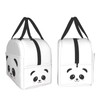 Hulnulnu Panda Kawaii Lunch Bag, Waterproof, Reusable, Durable, Stylish, Aluminum