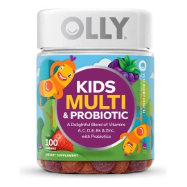 Olly Suplemento Multivitamínico Probiotico Kids 100 Gomitas Sabor Sin Sabor