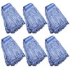 Mop Head Replacement Commercial Heavy Duty String Blue Wet Mop