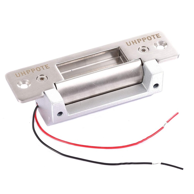 UHPPOTE ANSI Standard Heavy Duty Stainless Steel Finish Electric Strike