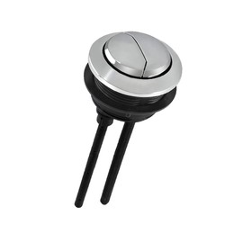 Dual Flush Toilet Push Buttons, Water Tank Toilet Button, Round Toilet Flush Button, Replacement Button for Flush Toilet (49 ~ 55 mm)