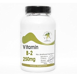 B-2 Vitamin 250mg ~ 100 Capsules - No Additives ~ Naturetition Supplements