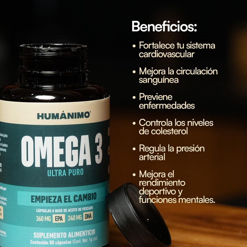 HUMÁNIMO | Omega 3: Aceite de Pescado. Apoyo a la