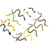 Hands On Learning Realistic Viper Snake Animal Figures, 1-Dozen, 6-Inch