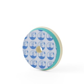 Lake Country 6.5” White CCS Marine Foam Pad – Medium Cut Correcting Pad for Gelcoat & Fiberglass – Fits 5” Backing Plate