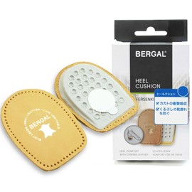 Columbus BERGAL Heel Cushion, Shock Absorption, Prevents Scrubbing, beige