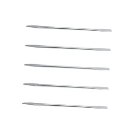 Ipetboom 5pcs Face Masks Micro Tools Stainless Steel Self Made Micro Lab Spoon Stainless Spatula Liquid Foundation Tools Stainless Rod Embossing Tool Make up Kit Mix Palette Stick
