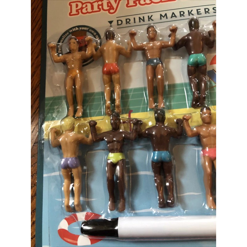 Drinking Buddies Party Pack Buddies Drink Markers Lot Of 12