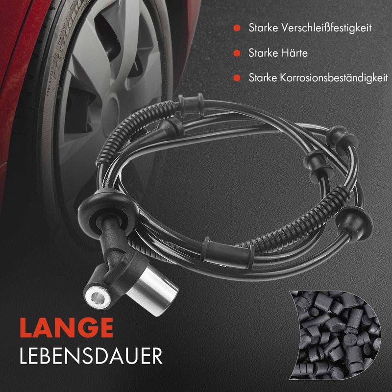 Frankberg 2x ABS Sensor Rear Left Right Compatible with Cherokee