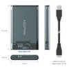 deleyCON SSD Hard Drive Enclosure USB 3.1 Gen 1 for