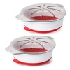 OXO Good Grips Microwave Egg Cooker, White (2 Pack)