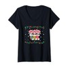Womens Xmas Tree Lights Funny Red Panda in Christmas Socks