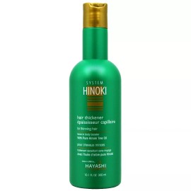 HAYASHI System Hinoki Hair Thickener for Thinning Hair 10.1oz w/FreeNailFile