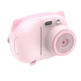 New! Multifunctional Instant Camera AMKOV Instant Paint Camera Kids Camera Pink