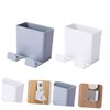 KOMBIUDA 2pcs Non Punching Multi Use Wall Storage Boxes for