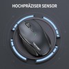 TECKNET Bluetooth Maus, 4800 DPI Maus Kabellos (Tri-Mode: BT 5.0/3.0