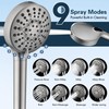 BRIGHT SHOWERS Filtered Shower Head with Handheld, High Pressure 9