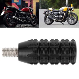 Motorcycle Gear Pedal Cover, Gear Lever Pedal Enlargement Foot Gear Lever Peg Protective Cover Suitable for Street Scrambler/Bonneville T100 (Back)