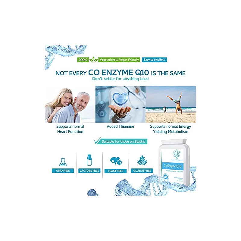 Co Enzyme Q10 CoQ10 300mg 60 Capsules - Superior Naturally