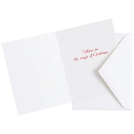 Caspari Santa with Toy Sack Mini Boxed Christmas Cards - 15 Cards & 15 Envelopes