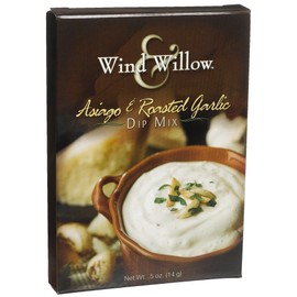 Wind & Willow Asiago & Roasted Garlic Dip, .50-Ounce Boxes (Pack of 6)