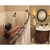 Moen DN2160OWB Collection 54 to 72-Inch Adjustable Length Curved Shower