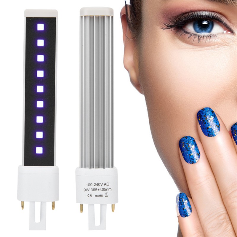365+405nm Double Light Source 9W Nail Gel Curing Dryer Light