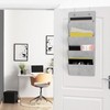 Simple Houseware Over the Door Hanging Wall File Organizer, 4