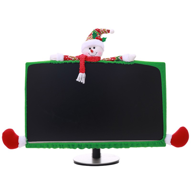 3D Christmas Cartoon 19-27inch Computer PC Monitor Display Frame Protective