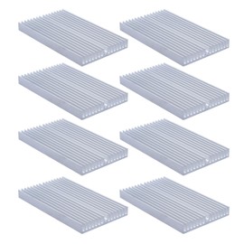 PIENSE Heat Sink Aluminum [Power of Aluminum] Heat Dissipation Version Thin Cooling Sheet 39.4 x 23.6 x 3.9 inches (100 x 60 x 10 cm), 8 Pieces