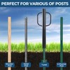 Fence Post Driver, 20LBS Fence Post Driver with Handle, 2.7