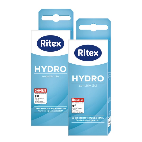 Ritex Hydro, Sensitive Gel, 100 ml (2 x 50 ml), Made in Germany