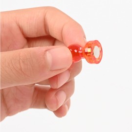 Color pin, Perfect for use as Refrigerator Magnet, whiteboard, map, Office, Magnetic pin, 8 Colors. (64)