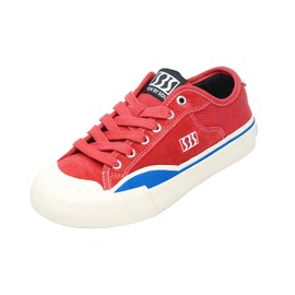 SEW BY SOU Skateboard Shoes for Men Leather Low Top Pro Skateboarding Training Casual Sneakers Wine