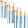 30 Pcs (3×10 Pack) Acrylic Paint Brushes Set, Fine Detailing