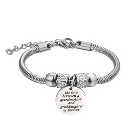 Yonhon Love Between a Grandmother and Granddaughter is Forever Bracelet