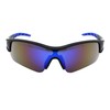 PASTL ANSI Z87.1+ Protective Safety Sunglasses Mirrored Lens Light Wrap