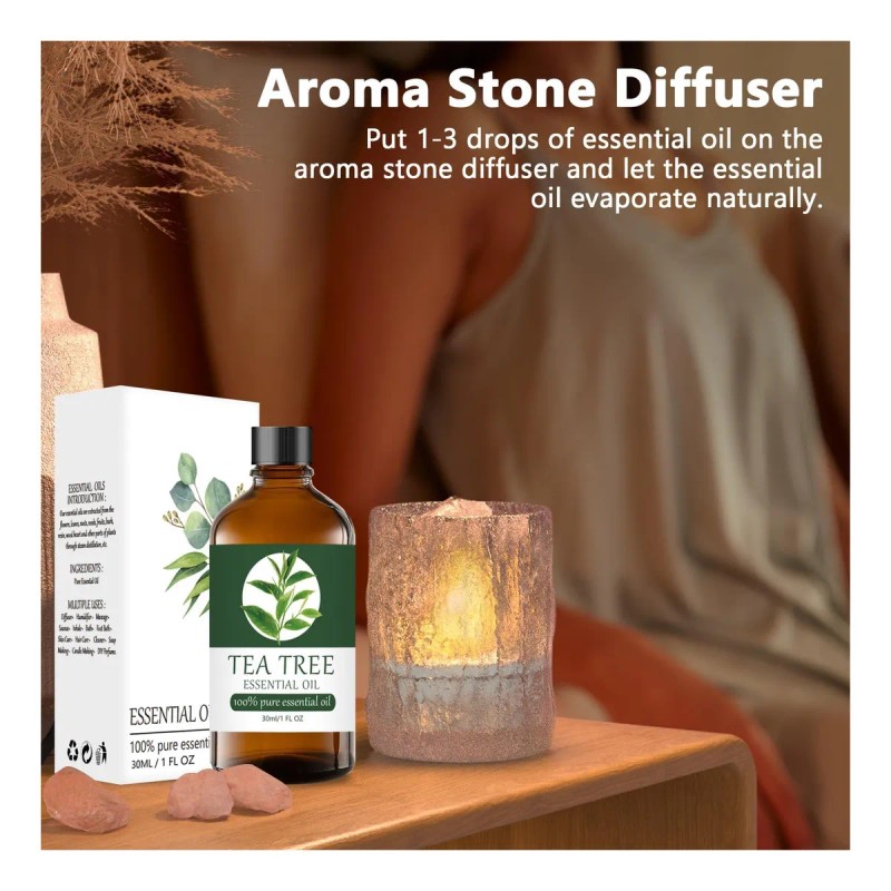 Aceite Esencial De Árbol De Té 100% Puro Y Orgánico
