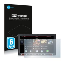Savvies 6 Pack Screen Protector compatible with Alpine iLX-702D Protection Film Clear