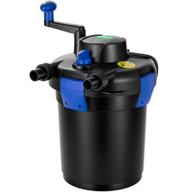 VIVOGROW Bio Pressure Pond Filter, with 13W UV-C Light, 1050 GPH Suitable for Koi Ponds up to 500 Gallons or Landscape Pools up to 1050 Gallons