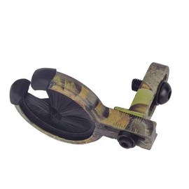 Las manos izquierda y derecha del arco compuesto se pueden utilizar cepillo para polvo de sellado completo de camuflaje, asiento redondo de flecha de galleta, cepillo para polvo de repuesto para